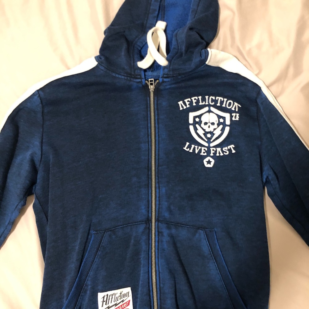 Affliction track jacket
